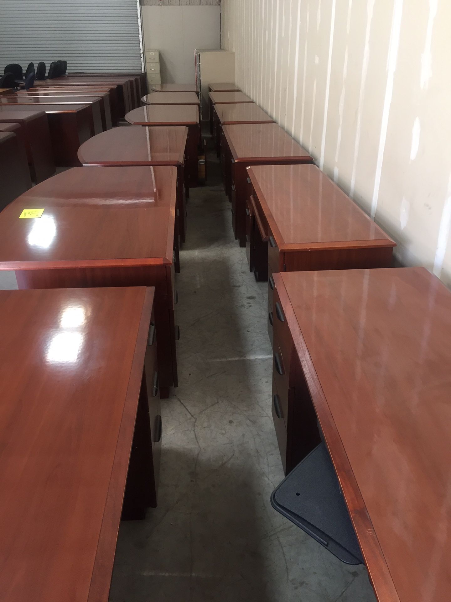 Office Desk & Credenza
