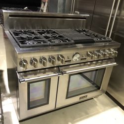 Thermador 48” Stainless Steel Gas Range Stove 