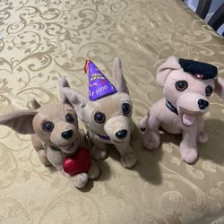 Tres Chihuahua Perritos Colectivo De Taco Bell 