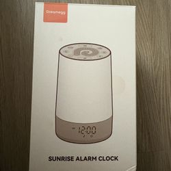 Dreamegg Sunrise Alarm Clock - Sound Machine with 29 Soothing Sounds, Cold & Warm Light Mode, Favorite Mode, 20-level Brightness, Dimmable Display, Wa