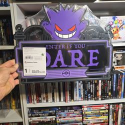 Brand New Pokemon Center Gengar Sign