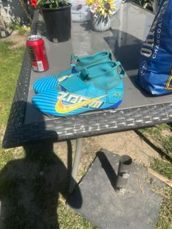 Blue kylian mbappe cleats