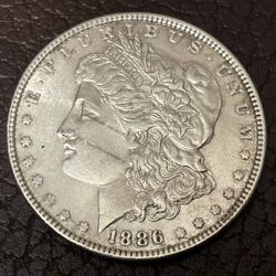 $1 1886 P. Coin USA Morgan USA 