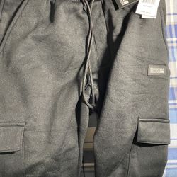 S essentials black sweatpants 