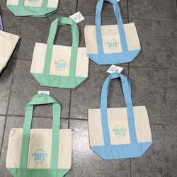pastel trader joe totes