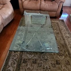 Living room glass cocktail table classic