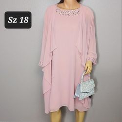 Size 18 Pink Dress 