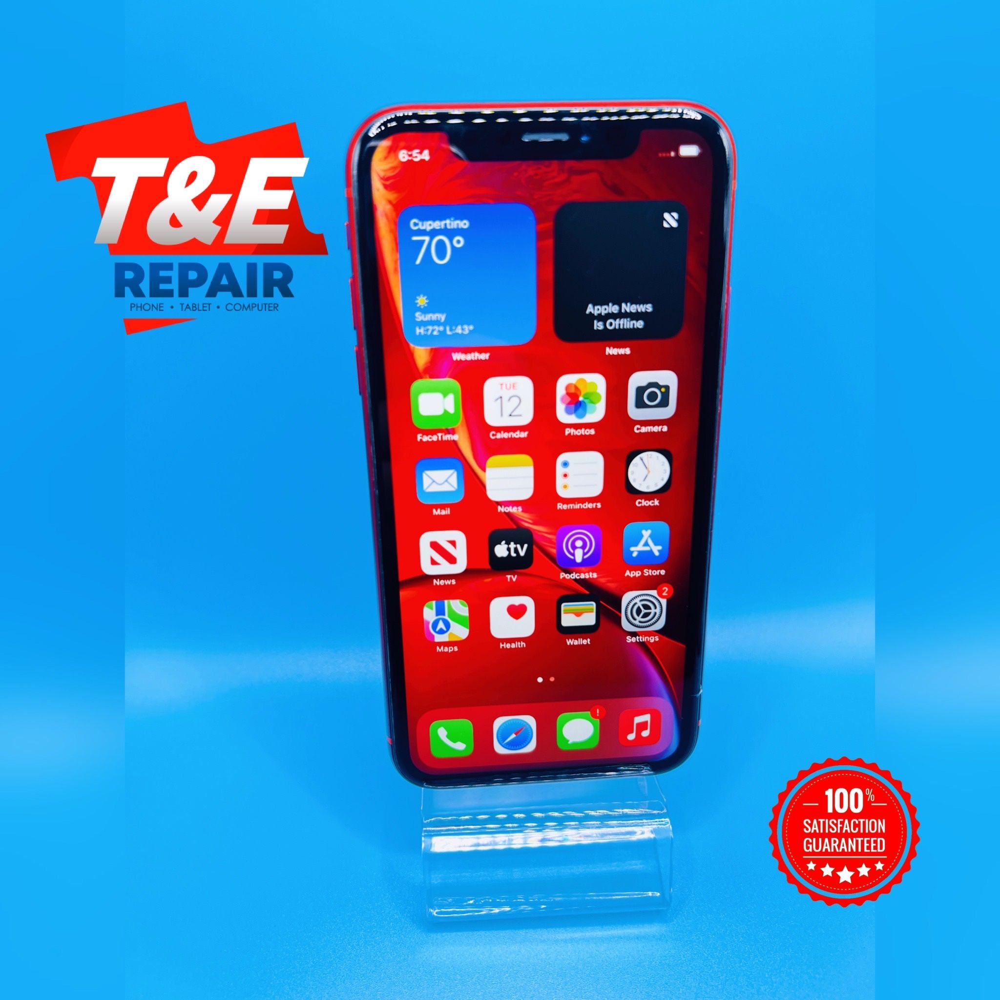 Iphone XR Red Unlocked 64GB