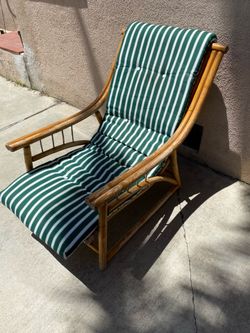 Vintage 1960’s Bamboo Chaise