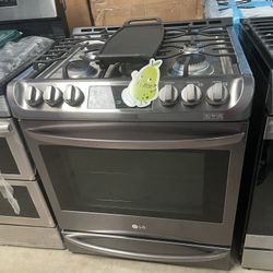 Slide Stove Gas Range Convection Oven LG W 30”
