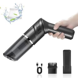 Car Vacuum Mini Vacuum Handheld Vacuum Cordless,120W Car Vacuum Cleaner High Power 90° Rotatable Handle Rechargeable Hand Vacuum Cordless Wireless Por