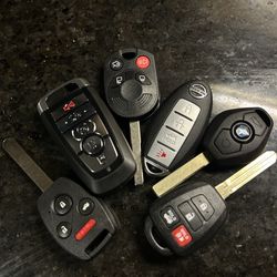 Honda Key Fob Nissan Key Fob Toyota Key Jeep Key Fob Dodge Key Fob Lexus Key Fob Bmw Key Fob Hyundai Key Fob Kia Key Fob , Car Key 