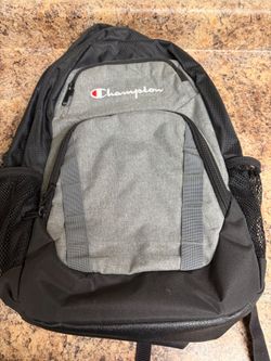 Champion Backpack Gray and Black