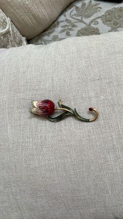 Tulip trinket box with stones Christmas gift box jewelry box