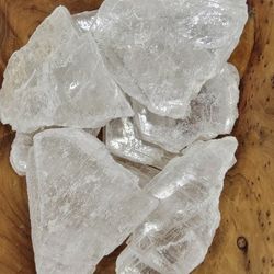 Gorgeous raw selenite slabs