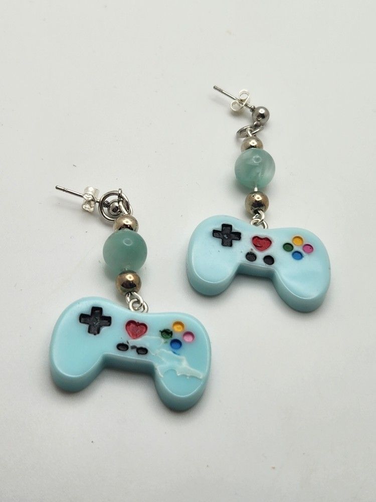 Blue Console Earrings 