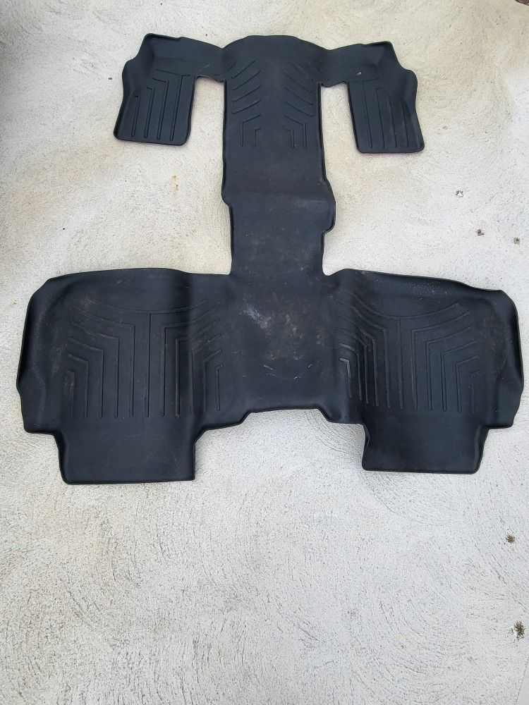 Weathertech mat 2&3 row with captain chairs pn- (contact info removed)