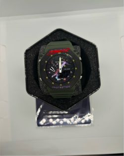 Casio G-Shock Watch Green Ana-Digi