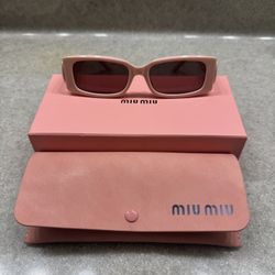 Miu miu sunglasses pink brand new 