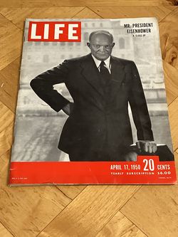 President Eisenhower Life Magazine