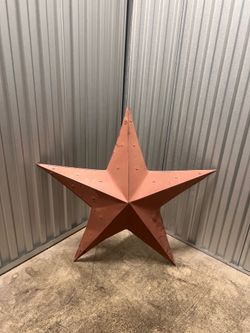 Decoration vintage metal star