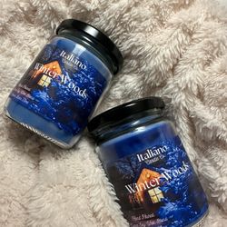 Winter Woods Handcrafted Christmas Candle