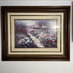 High End hUGE Framed Art 59x47 Like New 