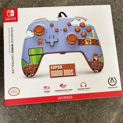 Super Mario Wired Controller For Nintendo Switch 