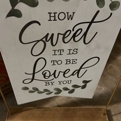 Hobby Lobby Wedding Sign
