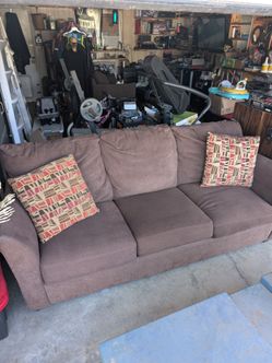 Sleeper sofa couch and loveseat