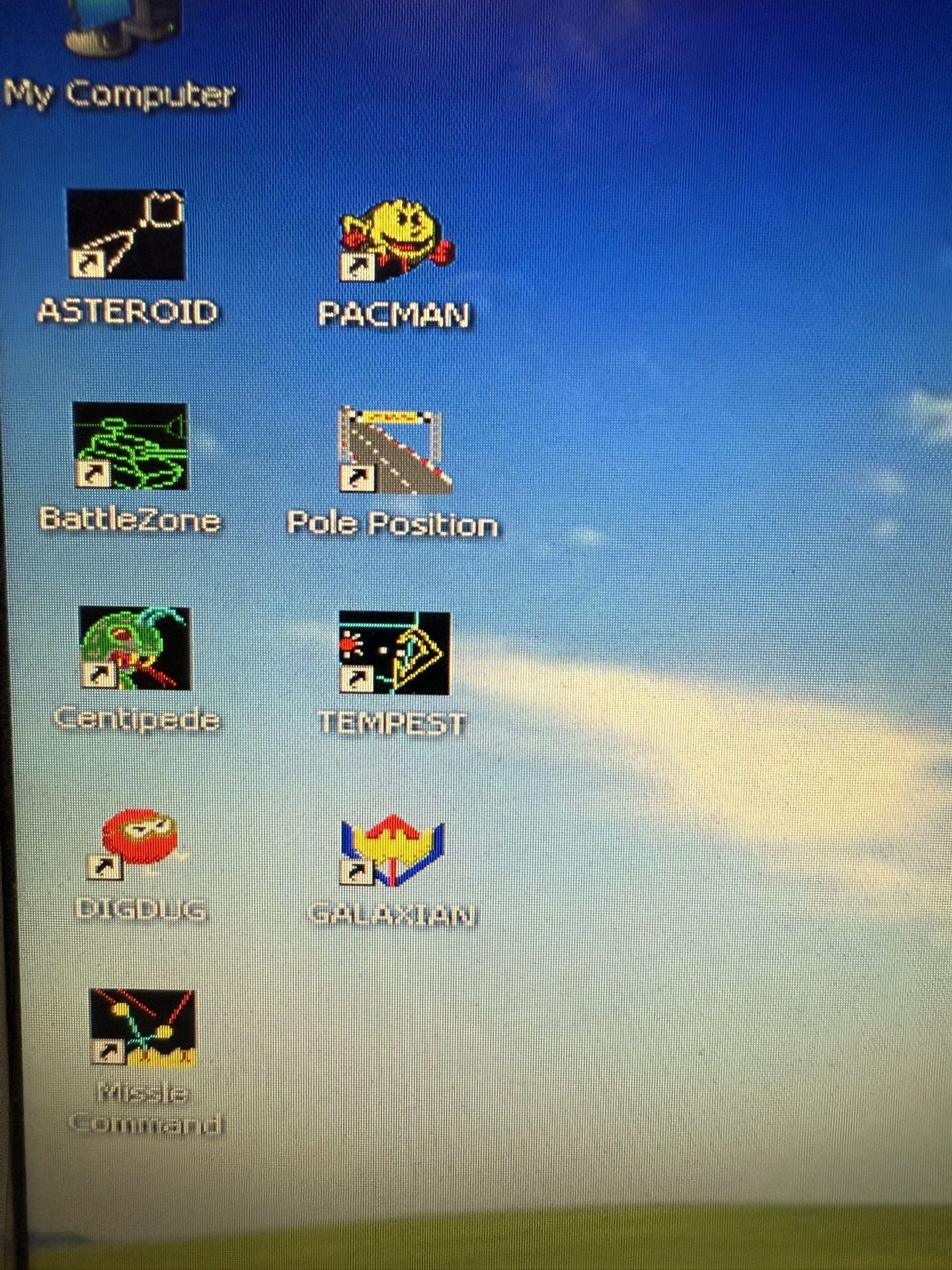 PC Computer With Old School Games