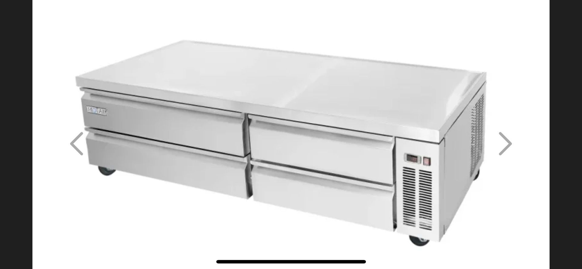 Chef Base - 4 Drawer Equipment Stand,  NEW