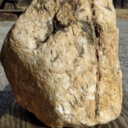 Crystals & Gold: Glacier Deposit Amalgamation Boulder 