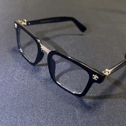 Chrome heart glasses