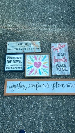 Home decor signs