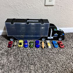 Truck With Cars Toys 