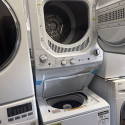 Combo GE Washer And Gas Dryer 24 Inch (Semi New) X 💦