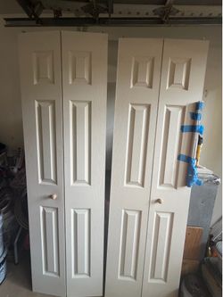 Double closet doors