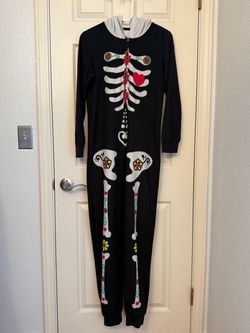 Skeleton Onesie Halloween Costume