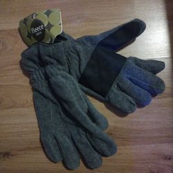 Fleece Micro Charcoal Grey Gloves L/XL