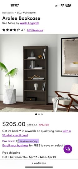 Bookcase Shelve 6 Feet Tall By 2.3 Wide 