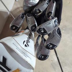 Newer Cleveland Launcher HB Turbo Irons Bag And All