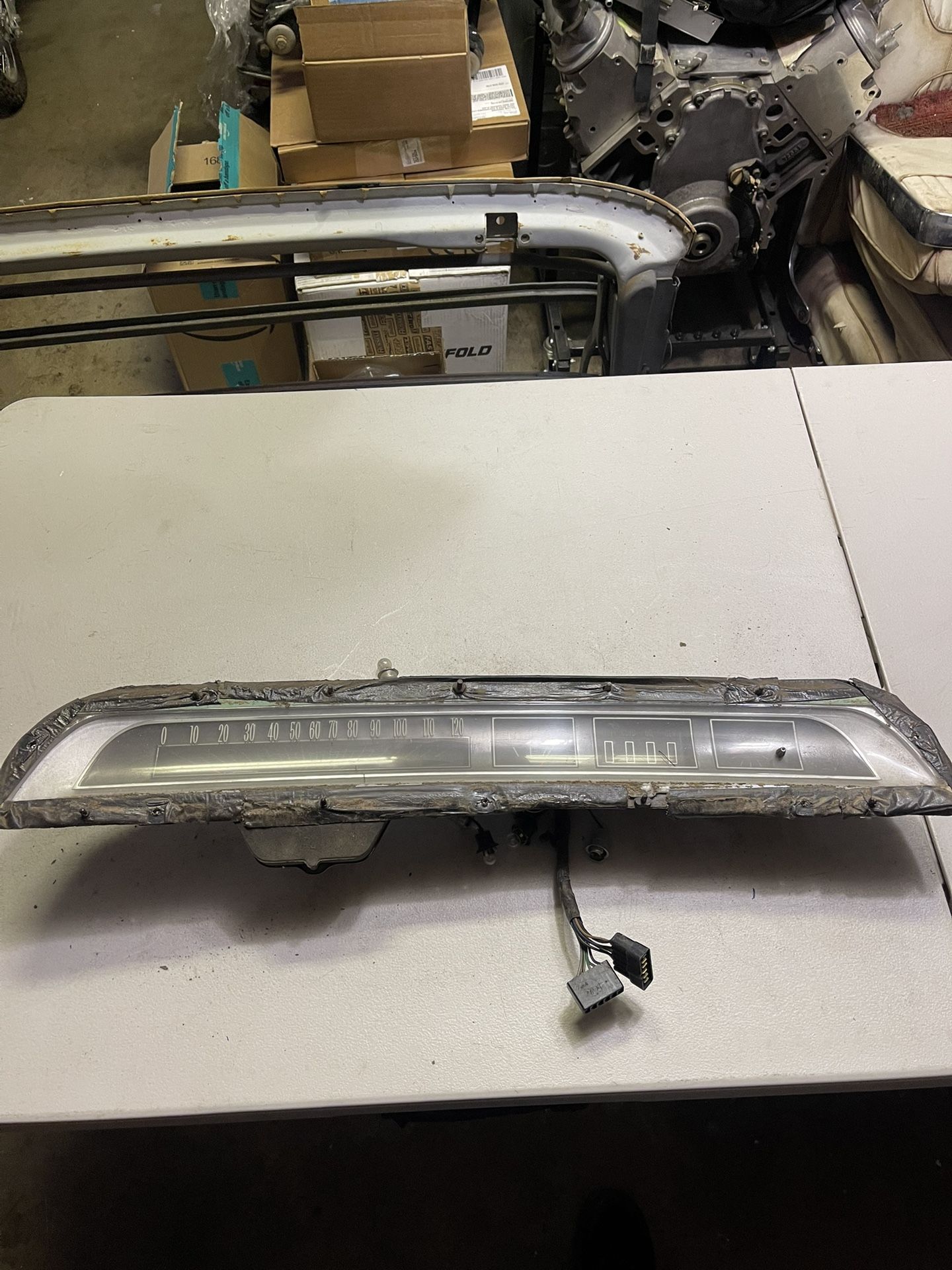 63-64 Cluster Instrument Panel With Harness