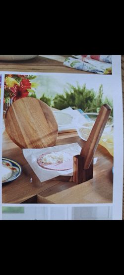 PRENSA DE MADERA PARA TORTILLAS PRINCESS HOUSE 🌹🌷