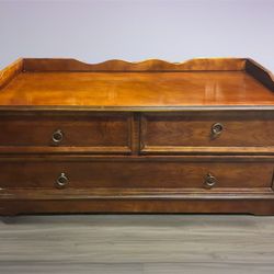 Solid Wood Hoot Judkins Blanket Chest - Cherry Finish