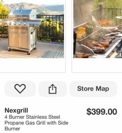 BRAND NEW ASSAMBLED FROM THE BOX PROPANE GAS BBQ GRILL