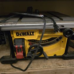 Dewalt table saw 8 1/4