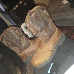 Ariat Steel Toe Boots Size 9.5
