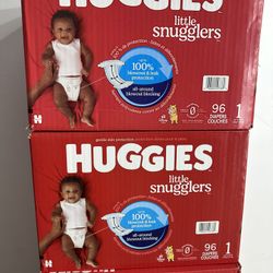 Huggies diapers size 1 $20 each box 