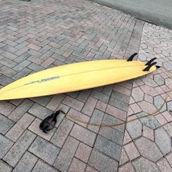 Vintage Rawson Surfboard from Ron Jon Surf Shop with ankle strap attachment!!!